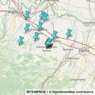 Mappa Via Giordani, 43039 Salsomaggiore Terme PR, Italia (11.83846)
