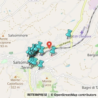 Mappa Via Giordani, 43039 Salsomaggiore Terme PR, Italia (0.83)