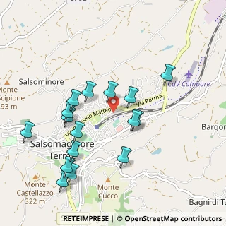 Mappa Via Giordani, 43039 Salsomaggiore Terme PR, Italia (1.00688)