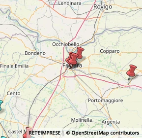 Mappa Via Gaetano Pesci, 44124 Ferrara FE, Italia (25.75182)