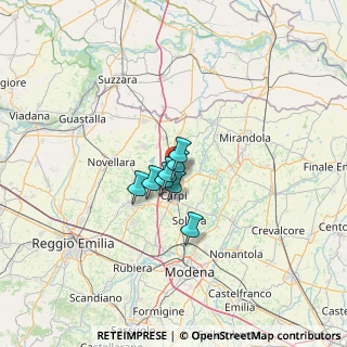 Mappa 41012 Fossoli MO, Italia (26.94273)