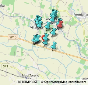 Mappa Via Quaranta Staia, 44123 Ferrara FE, Italia (1.32593)