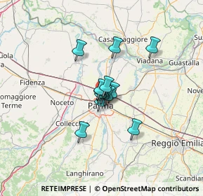 Mappa Via Giacomo Brodolini, 43122 Parma PR, Italia (7.36538)