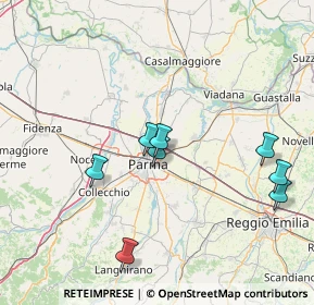 Mappa Via Antonio Azzali, 43122 Parma PR, Italia (30.098)
