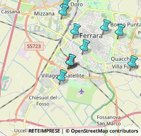 Mappa Via Antonio Fogazzaro, 44124 Ferrara FE, Italia (1.72182)