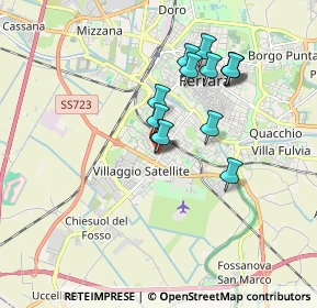 Mappa Via Antonio Fogazzaro, 44124 Ferrara FE, Italia (1.50462)