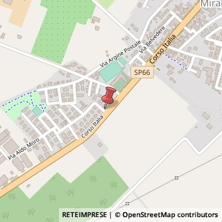 Mappa Via Evangelisti,  2, 44043 Mirabello, Ferrara (Emilia Romagna)