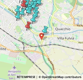 Mappa Via Ferrariola, 44124 Ferrara FE, Italia (1.3835)