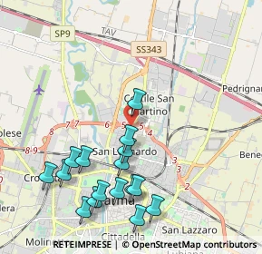 Mappa Via Mansueto Rodolfi, 43122 Parma PR, Italia (2.26875)
