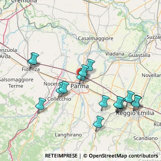 Mappa Via Mansueto Rodolfi, 43122 Parma PR, Italia (17.14375)
