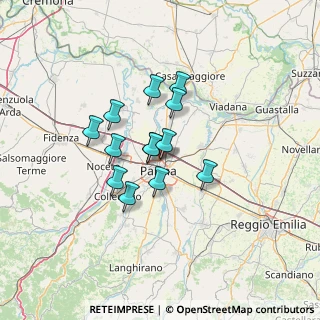 Mappa Via Mansueto Rodolfi, 43122 Parma PR, Italia (9.71538)