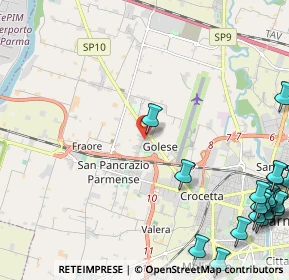 Mappa Via Francesco de Sanctis, 43126 Parma PR, Italia (3.589)