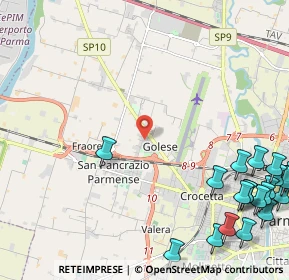 Mappa Via Francesco de Sanctis, 43126 Parma PR, Italia (3.4355)