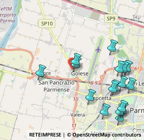 Mappa Via Francesco de Sanctis, 43126 Parma PR, Italia (2.58471)