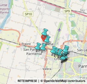 Mappa Via Francesco de Sanctis, 43126 Parma PR, Italia (1.79067)