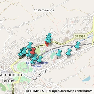 Mappa Via Benedetto Antelami, 43039 Salsomaggiore Terme PR, Italia (0.4635)