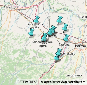 Mappa Via Benedetto Antelami, 43039 Salsomaggiore Terme PR, Italia (10.61929)