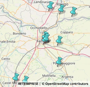 Mappa Via Valle Zavalea, 44124 Ferrara FE, Italia (18.17636)