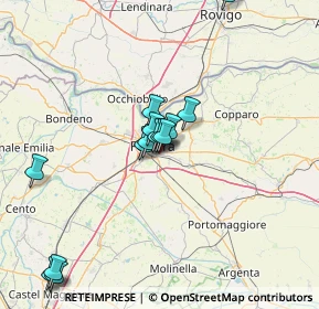 Mappa Via Valle Zavalea, 44124 Ferrara FE, Italia (13.32714)