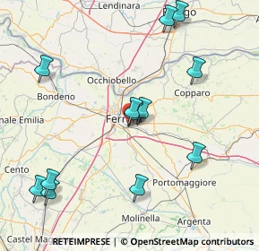 Mappa Via Valle Zavalea, 44124 Ferrara FE, Italia (18.05583)
