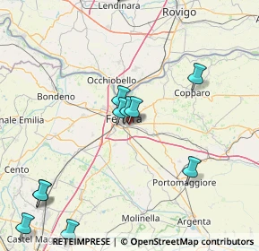 Mappa Via Valle Zavalea, 44124 Ferrara FE, Italia (19.825)