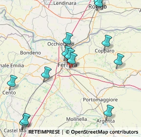 Mappa Via Valle Zavalea, 44124 Ferrara FE, Italia (20.03929)