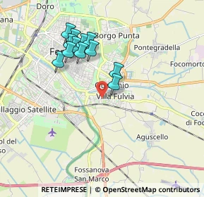 Mappa Via Valle Zavalea, 44124 Ferrara FE, Italia (1.71083)