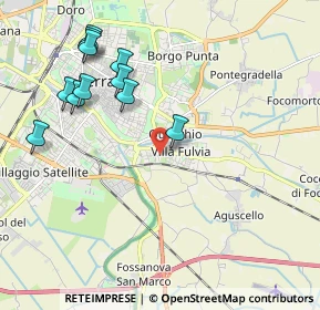 Mappa Via Valle Zavalea, 44124 Ferrara FE, Italia (2.24273)