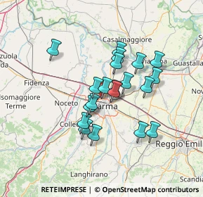 Mappa SP Baganzola, 43126 Parma PR (10.9645)