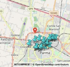 Mappa SP Baganzola, 43126 Parma PR (1.873)