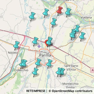 Mappa Via San Leonardo, 43123 Parma PR, Italia (9.6235)