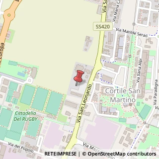 Mappa Via San Leonardo, 124, 43123 Parma, Parma (Emilia Romagna)