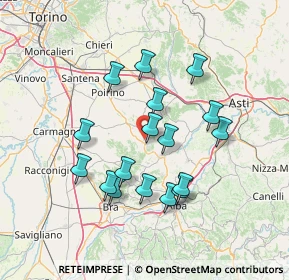 Mappa SP San Vito, 12046 Montà CN (12.98941)