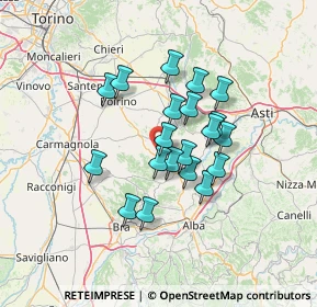 Mappa SP San Vito, 12046 Montà CN (10.5735)