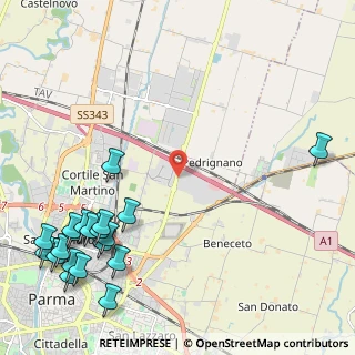 Mappa Strada Burla, 43122 Parma PR, Italia (3.18)