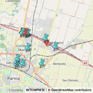 Mappa Strada Burla, 43122 Parma PR, Italia (2.30714)