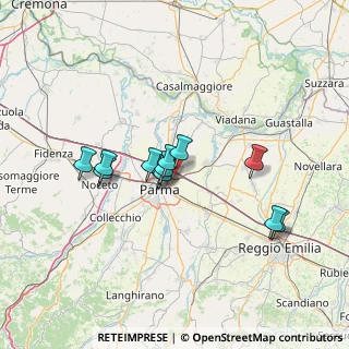 Mappa Strada Burla, 43122 Parma PR, Italia (11.05417)