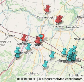 Mappa Strada Burla, 43122 Parma PR, Italia (18.7605)