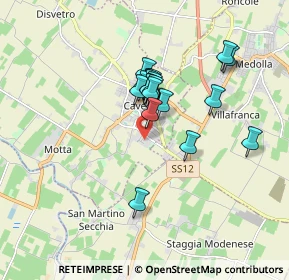Mappa Via Sandro Pertini, 41032 Cavezzo MO, Italia (1.341)