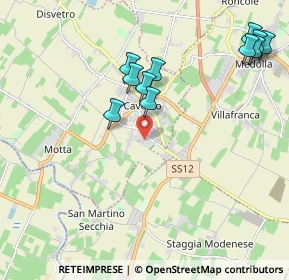 Mappa Via Sandro Pertini, 41032 Cavezzo MO, Italia (2.23727)