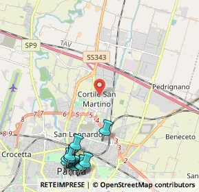 Mappa Strada Comunale Paradigna, 43122 Parma PR, Italia (3.03818)