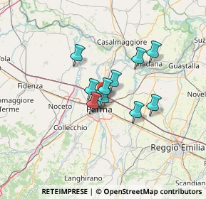Mappa Strada Comunale Paradigna, 43122 Parma PR, Italia (8.51273)