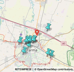 Mappa Strada Comunale Paradigna, 43122 Parma PR, Italia (3.38)