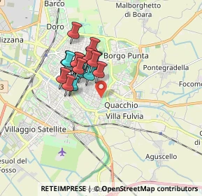 Mappa Viale Alfonso I D'Este, 44121 Ferrara FE, Italia (1.325)