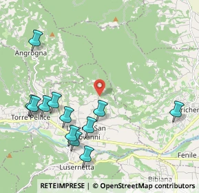 Mappa Località Brich, 10062 Luserna San Giovanni TO, Italia (2.39583)