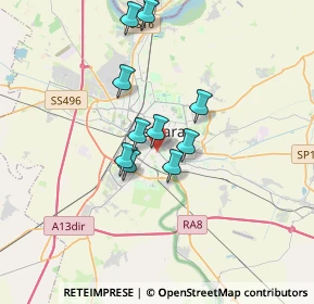 Mappa Via Otello Putinati, 44123 Ferrara FE, Italia (3.09455)