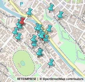 Mappa Via Otello Putinati, 44123 Ferrara FE, Italia (0.214)