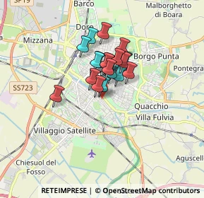 Mappa Via Otello Putinati, 44123 Ferrara FE, Italia (1.09368)