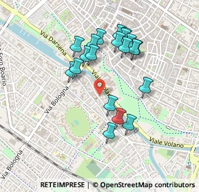 Mappa Via Otello Putinati, 44123 Ferrara FE, Italia (0.419)