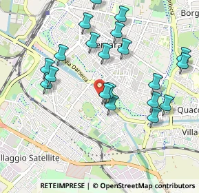 Mappa Via Otello Putinati, 44123 Ferrara FE, Italia (1.035)